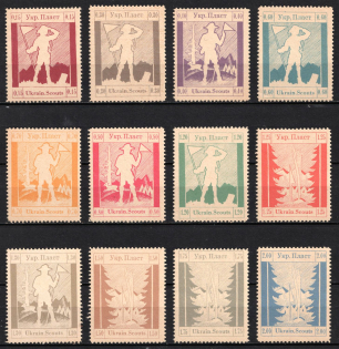 1947 Mittenwald, Ukraine, DP Camp, Displaced Persons Camp (Wilhelm 5 A - 16 A, Full Set, CV $230)
