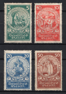 1924 Weimar Republic, Germany (Mi. 351 - 354, Full Set, CV $50)
