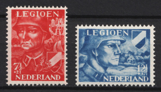 1942 Dutch Legion, Germany (Mi. 402 - 403, Full Set, MNH)