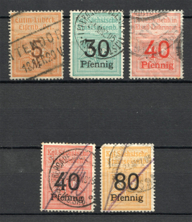Germany Railway stamps Group (Cancelled)