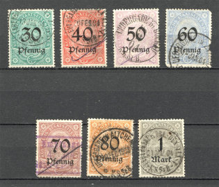 1903-04 Saxony Railway Stamps (Cancelled)