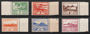 1943-44 Jersey, German Occupation, Germany (Mi. 3 - 8, Full Set, Margins, CV $70, MNH)