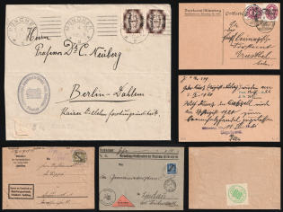 1920-27 Weimar Republic, Germany, Collection of Covers and Postcard