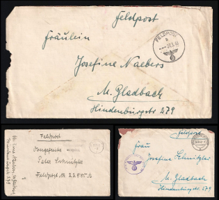 1940-1943 Third Reich, Germany, Collection of Covers