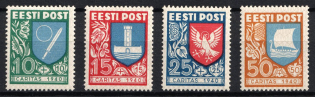 1940 Estonia (Mi. 152 - 155, Full Set, CV $40)