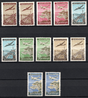 1947 Yugoslavia, Airmail (Mi. 515 - 520, Full Set, CV $70)