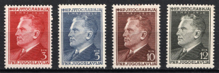 1950 Yugoslavia (Mi. 606 - 608, Full Set, CV $35)