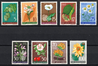 1955 Yugoslavia (Mi. 765 - 773, Full Set, CV $40)