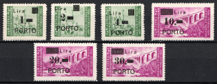 1945 Yugoslavia, Slovenia, Postage Due (Mi. 8l, 9ll, 10l - 13l, Full Set, CV $45)