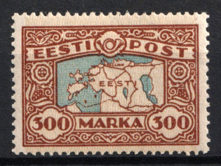 1924 300M Estonia (Mi. 54, Full Set, CV $240)