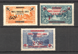 1942 French Offices Forces in Levant (CV $30, Full Set)