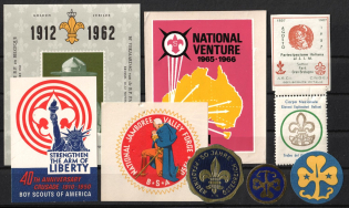 Scouts, Scouting, Scout Movement, Cinderellas, Non-Postal Stock of Stamps