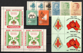 Scouts, Scouting, Scout Movement, Cinderellas, Non-Postal Stock of Stamps