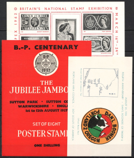 Scouts, Scouting, Scout Movement, Cinderellas, Non-Postal Stock of Stamps