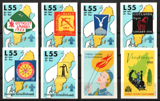 Scouts, Scouting, Scout Movement, Cinderellas, Non-Postal Stock of Stamps