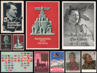 1936-43 Third Reich, Germany, Collection of Propaganda Postcards (Special Cancellations)