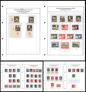 1939-45 General Government, Germany, Collection of Stamps (MNH)