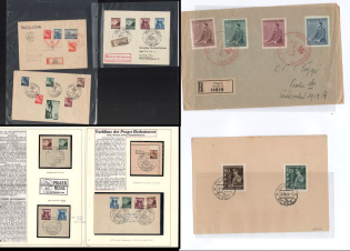 1940-44 Bohemia and Moravia, Germany, Collection of Postal History Registered Covers and Part of Covers