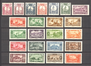 1930-36 Syria French Mandate (CV $200, Full Set)