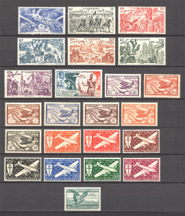 1942-49 New Caledonia French Colony (Full Sets)