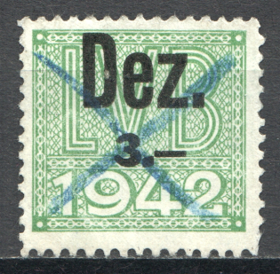1942 Leipzig Transport Authority `LVB` '3' (Cancelled)