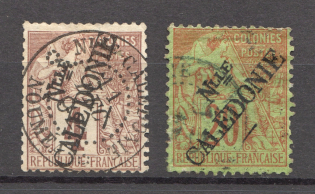 1892 New Caledonia French Colony (CV $60, Cancelled)