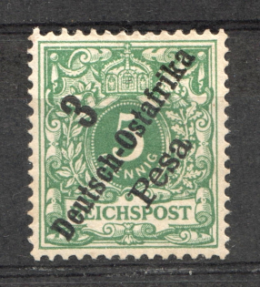 1896-99 East Africa German Colony 3 Pesa
