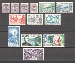 1922-58 Wallis & Futuna Islands French Colony (Full Sets)