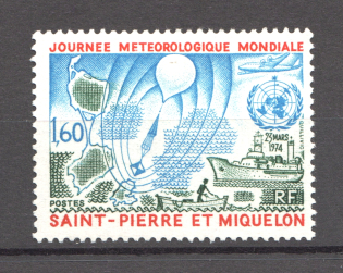 1974 St. Pierre & Miquelon French Colony (CV $15, Full Set)