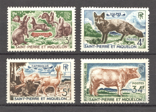 1964 St. Pierre & Miquelon French Colony (CV $30, Full Set)