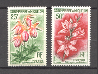 1962 St. Pierre & Miquelon French Colony (CV $20, Full Set)