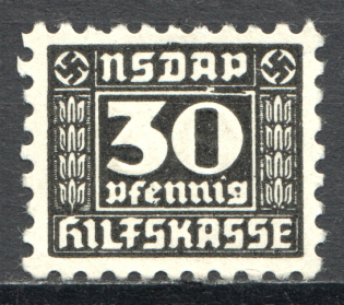 Cinderella `NSDAP` Auxiliary Fund 30 Pf