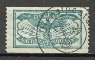 Germany Army Intelligence Telegraph Stamp (Cancelled)
