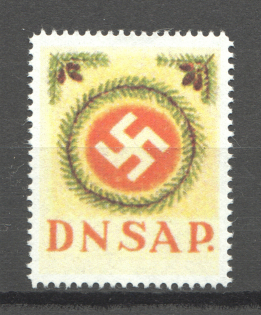 1939 National Socialist Workers' Party of Denmark DNSAP Christmas Swastika (MNH)