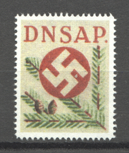 1940 National Socialist Workers' Party of Denmark DNSAP Christmas Swastika (MNH)