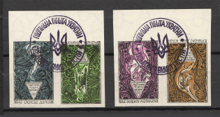 1952 33 Years of Kiev Capture Underground Pair Tete-Beche (Full Set, MNH)