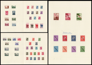 1941-42 Serbia, German Occupation, Germany, Collection of Stamps