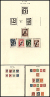 1919-22 Georgia, Russia, Civil War, Collection of Stamps