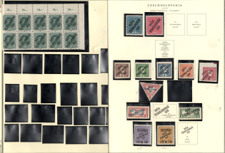 1919 Czechoslovakia, Small Stock of Semi-Postal Issues