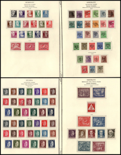 1941-48 Soviet Russian Zone of Occupation, Ostland, German Occupation, Germany, Collection of Stamps
