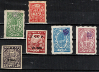 1899 - 1921 Crete, Russian Administration, Russia, Ukraine, Small Stock of Stamps