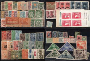 Russia, Russian Empire, Civil War, Ukraine, Tannu Tuva, Stock of Stamps