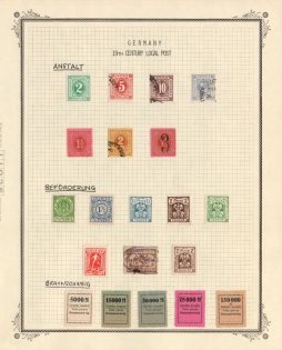 1987-89 Wiesbaden, Germany Local Post, Private City Mail