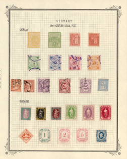 1986-87 Berlin, Bochum, Germany Local Post, Private City Mail