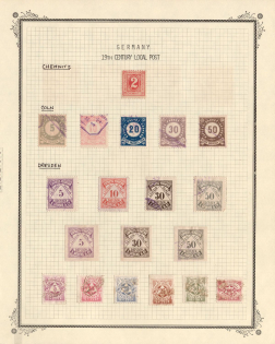 1885-87 Bonn, Chemnitz, Dresden, Germany Local Post, Private City Mail