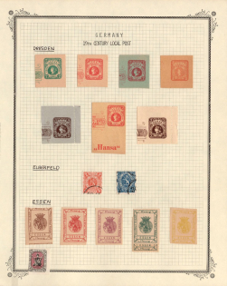 1986-88 Dresden, Essen, Germany Local Post, Private City Mail