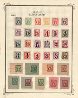 1886-87 Dresden (Hansa), Germany Local Post, Private City Mail