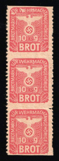 1933-1945 'Bread Stamp for Members of the Armed Forces', Propaganda Label Stamp, Third Reich Nazi Germany