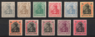 1905-13 German Empire, Germany (Mi. 83 I - 93 I, CV $600+)