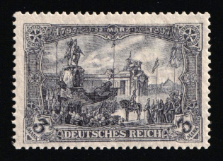 1905 3m German Empire, Germany (Mi. 96 A I, CV $85)